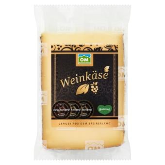 OM Weinkase kemény sajt vörösboros kéreggel