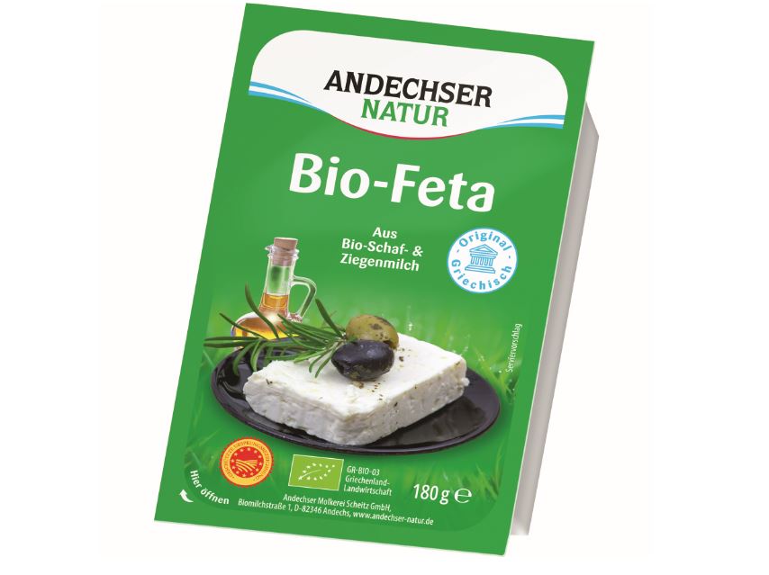 Andechser Bio Görög feta sajt kecsketejből 45%