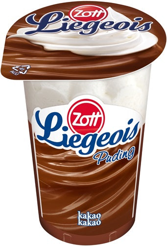 Zott Liegeois kakaós tejszínhabos puding