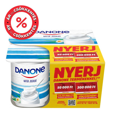 Danone Natúr joghurt (4x130g)