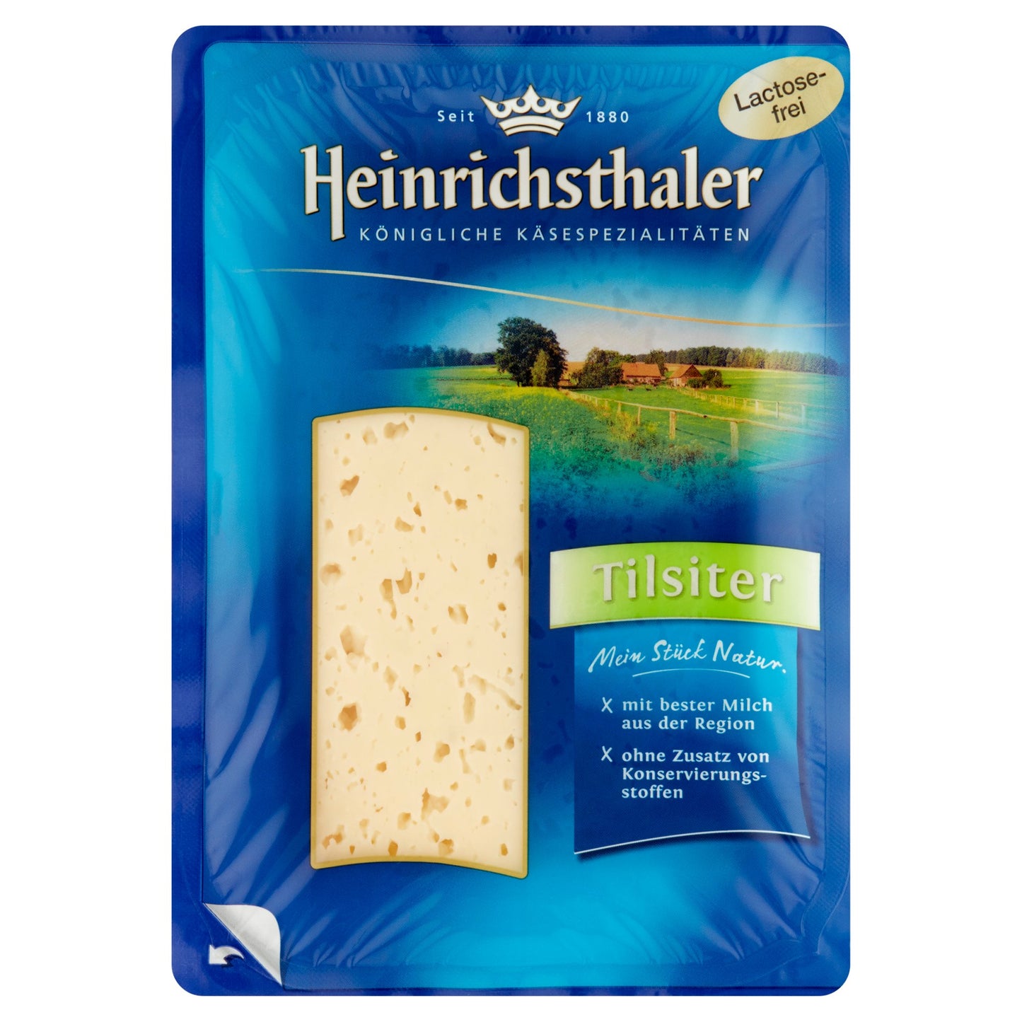 Heinrichsthaler Tilsiter Laktózmentes szeletelt sajt 45%