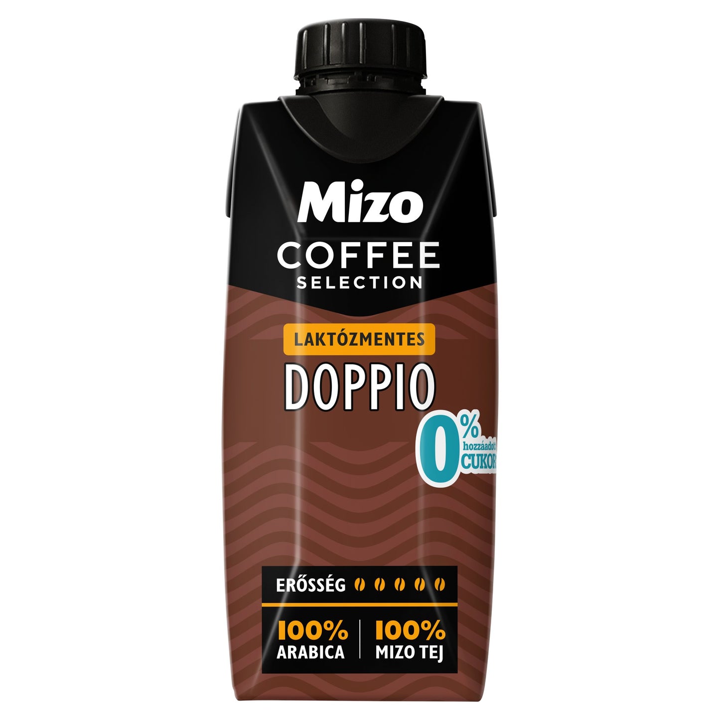 Mizo Coffee Selection Doppio UHT laktózmentes, félzsíros kávés tej édesítőszerekkel