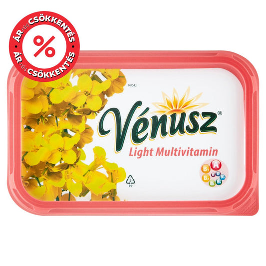Vénusz Light Multivitamin 40% zsírtartalmú margarin