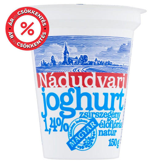 Nádudvari Natúr élőflórás joghurt 1,4%