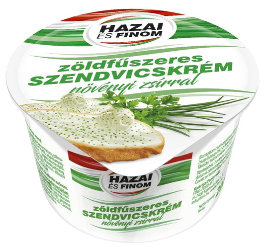 Hazai és Finom Szendvicskrém zöldfűszeres