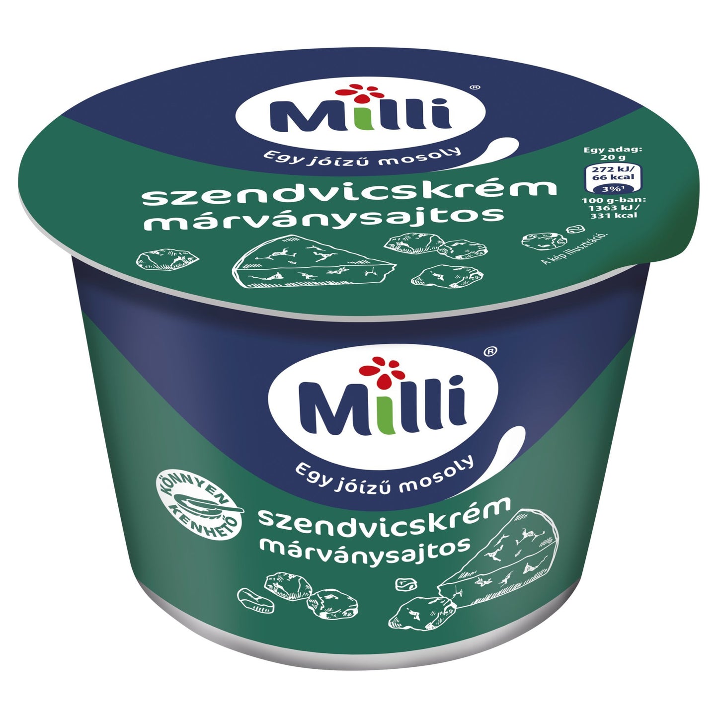 Milli Márványsajtos szendvicskrém