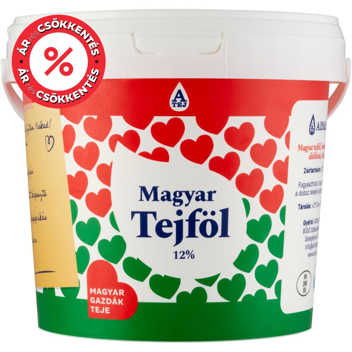 Magyar Vödrös tejföl 12%